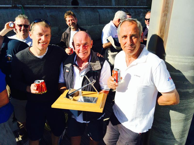Tim, Des and Peter winning the Graham Wallis Trophy during the EAORA Offshore Regatta - photo © Tony Merewether