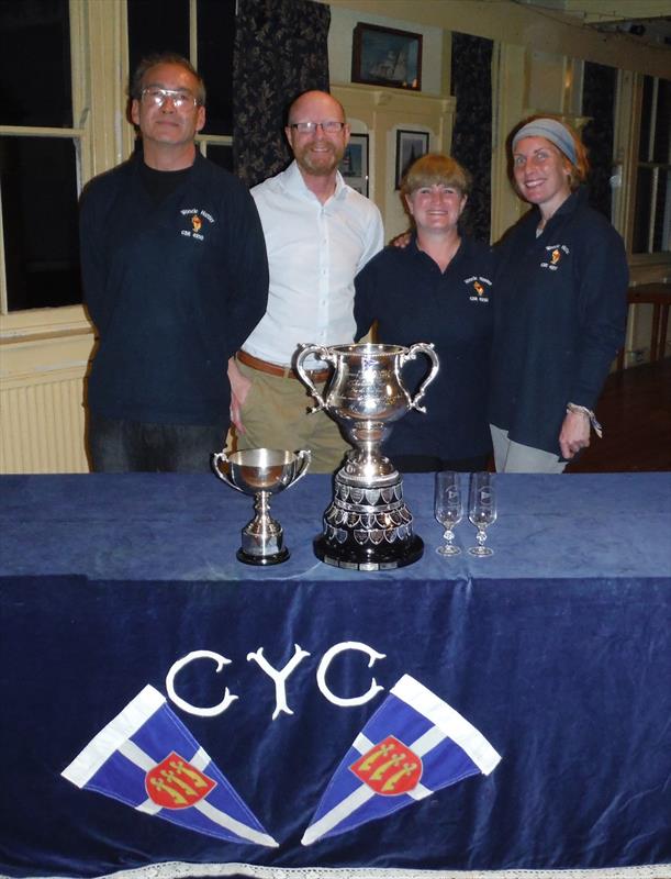 2014 Houghton Cup winners 'Woozle Hunter' photo copyright CYC taken at Crouch Yacht Club and featuring the EAORA class