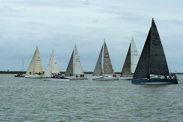 Class 2 during the EAORA Pattinson Cup photo copyright Russ Cashell taken at West Mersea Yacht Club and featuring the EAORA class