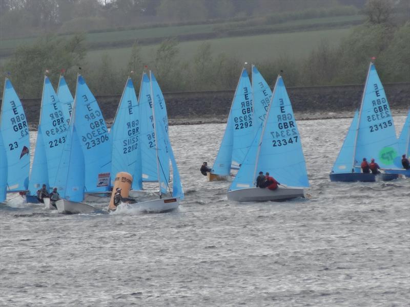 Matt Velemail and Tim Brownell (23310) taking the lead at the Harken UK Enterprise Inlands at Draycote photo copyright Paula Southworth taken at Draycote Water Sailing Club and featuring the Enterprise class