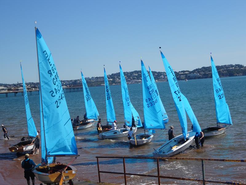 Launching during the Noble Marine Enterprise Nationals at Paignton photo copyright Paula Southworth taken at Paignton Sailing Club and featuring the Enterprise class