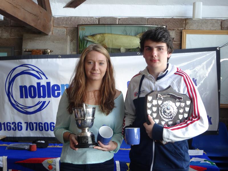 Enterprise U25 Youth Champions Rory Mackenzie and Millie Pryke during the Enterprise National Youth Championship at Barnt Green photo copyright Paula Southworth taken at Barnt Green Sailing Club and featuring the Enterprise class