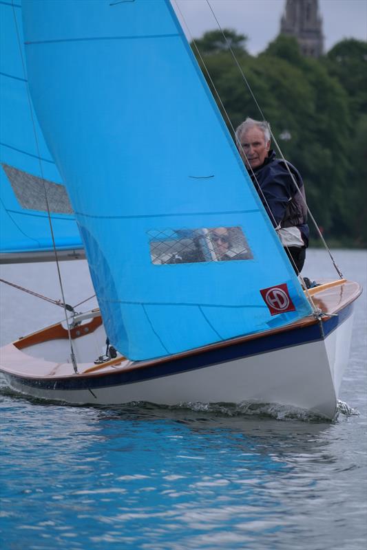 Mike Cosset and Diana Cross (overall winners) in the Enterprise Double Chine series at Midland SC photo copyright Sarah Crabtree taken at Midland Sailing Club and featuring the Enterprise class