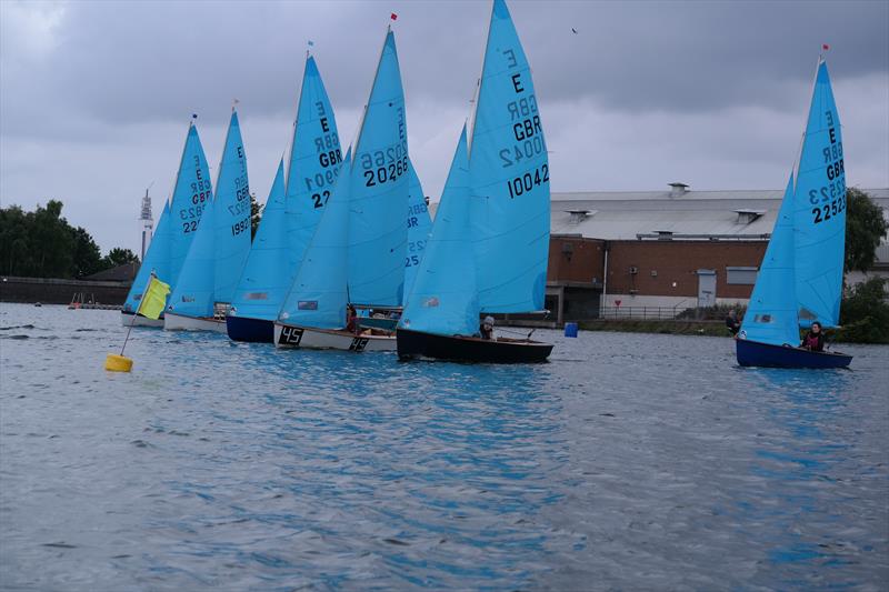 Start of race 3 in the Enterprise Double Chine series at Midland SC photo copyright Sarah Crabtree taken at Midland Sailing Club and featuring the Enterprise class