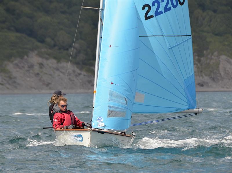 Esther Bowdler & Edward Stables during the Allen Brothers Enterprise Nationals at Looe photo copyright Neil Richardson taken at Looe Sailing Club and featuring the Enterprise class