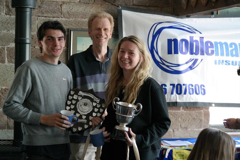 Rory Mackenzie & Millie Pryke win the Noble Marine Enterprise Youth Nationals photo copyright Sarah Crabtree taken at Barnt Green Sailing Club and featuring the Enterprise class