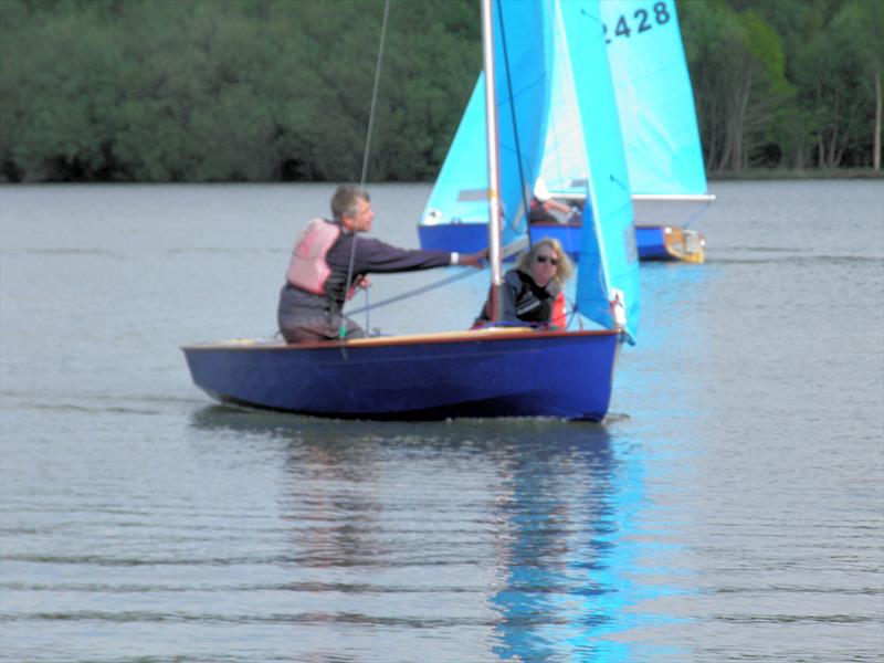 Paul Young and Jan Kimber during the Barnt Green Enterprise Open photo copyright Robin Brown taken at Barnt Green Sailing Club and featuring the Enterprise class