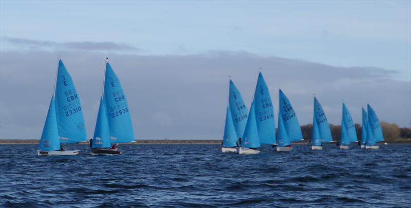 '50 Shades' leading at the Enterprise Winter Championship 2016 photo copyright RSC taken at Rutland Sailing Club and featuring the Enterprise class