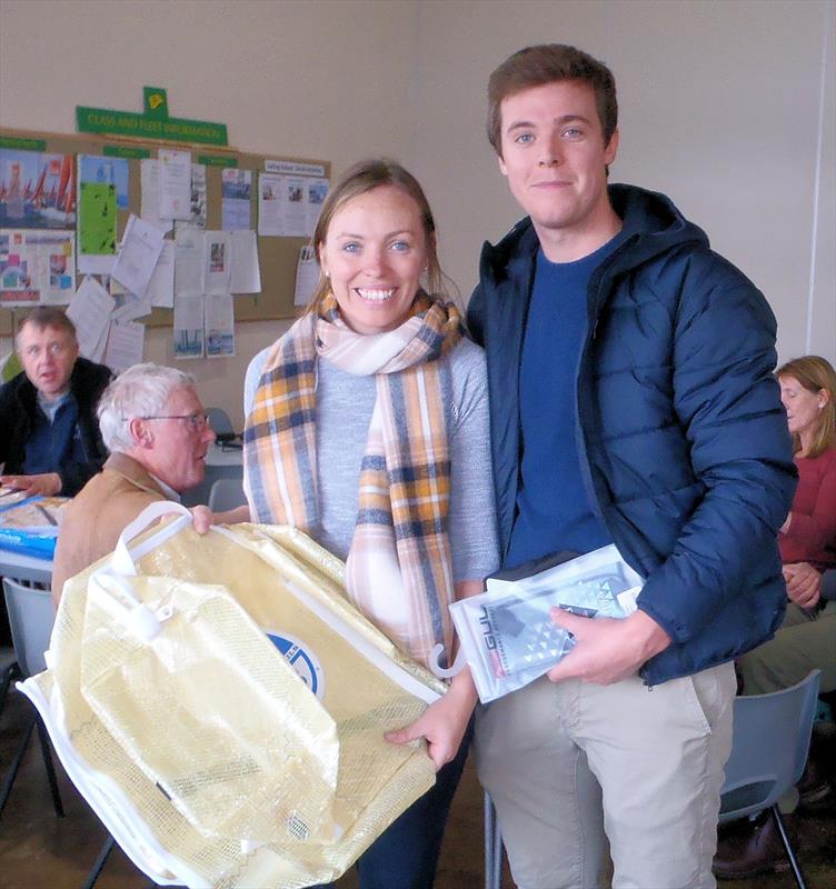 Neil and Sophie Barrett finish 2nd in the 2016 Enterprise National Circuit photo copyright Enterprise Association taken at Rutland Sailing Club and featuring the Enterprise class