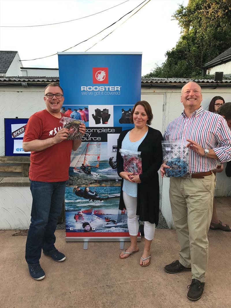 1st Day Rooster Jib Sheet Winners in the Allen 2017 Enterprise Nationals at Abersoch photo copyright Enterprise Association taken at South Caernarvonshire Yacht Club and featuring the Enterprise class