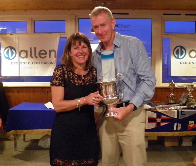 1st Helm over 50 Phil Ford in the Allen 2017 Enterprise Nationals at Abersoch photo copyright Emma Coleman taken at South Caernarvonshire Yacht Club and featuring the Enterprise class