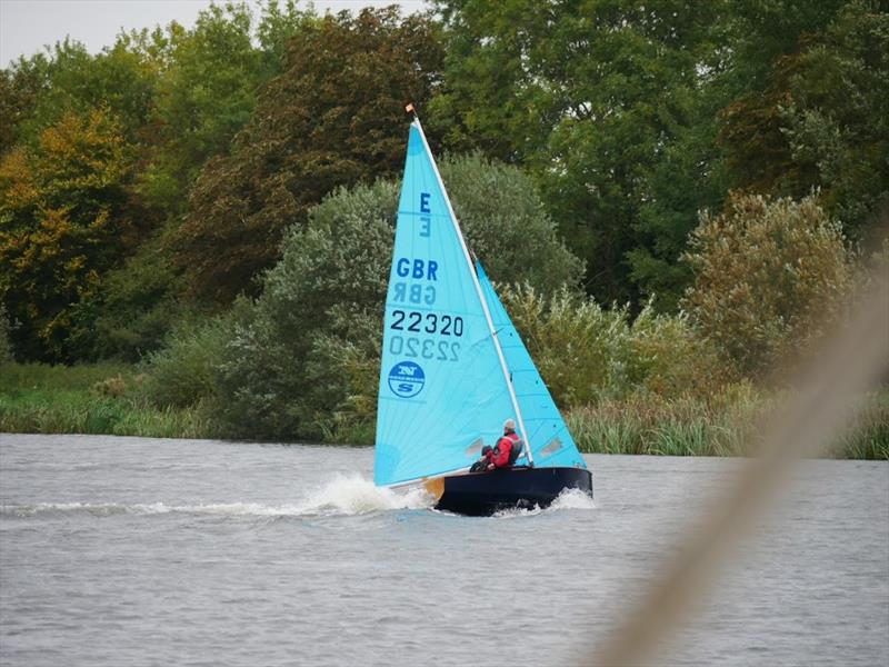 Martin and Rebecca during the Enterprise Midland Double Chine Series at Emberton Park photo copyright Rob Bell taken at Emberton Park Sailing Club and featuring the Enterprise class