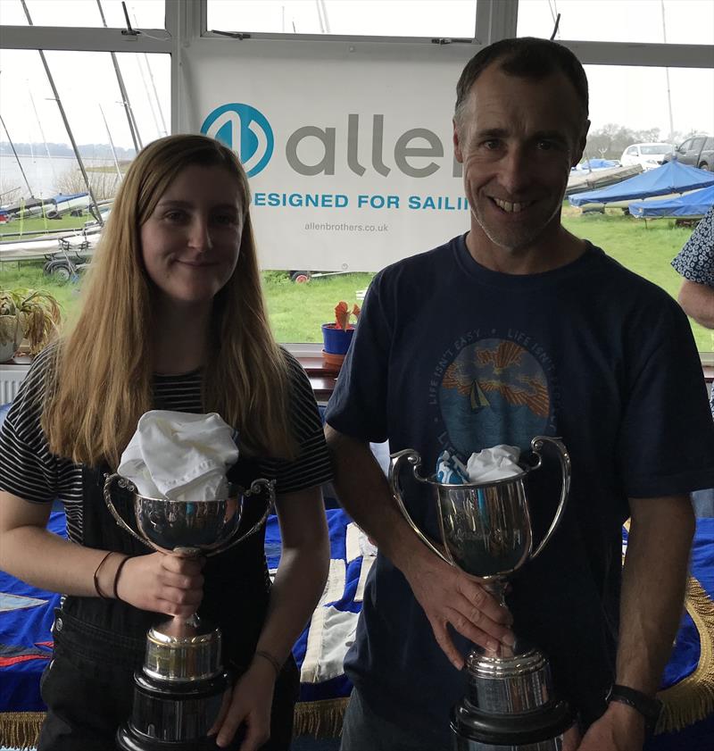 Jeremy & Becca Stephens win the 2018 Allen Enterprise Inlands at Blithfield photo copyright Ent Association taken at Blithfield Sailing Club and featuring the Enterprise class