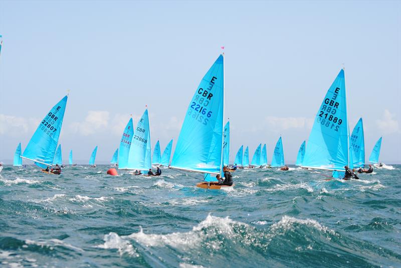 Sailing in white horses on day 3 of the Allen, North Sails & Selden Enterprise Nationals at Mount's Bay - photo © Martyn Curnow