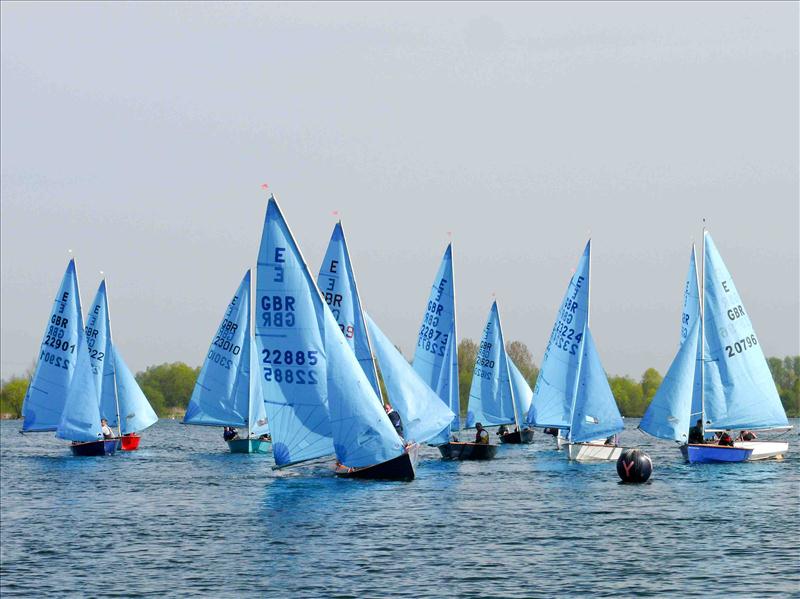 Enterprise Midland Championships at Middle Nene Sailing Club photo copyright Laurie Jones taken at Middle Nene Sailing Club and featuring the Enterprise class