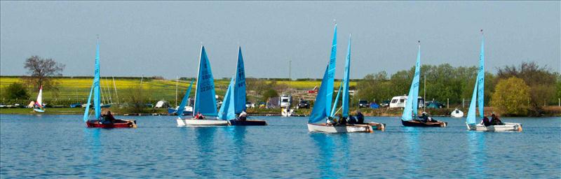 Enterprise Midland Championships at Middle Nene Sailing Club photo copyright Laurie Jones taken at Middle Nene Sailing Club and featuring the Enterprise class