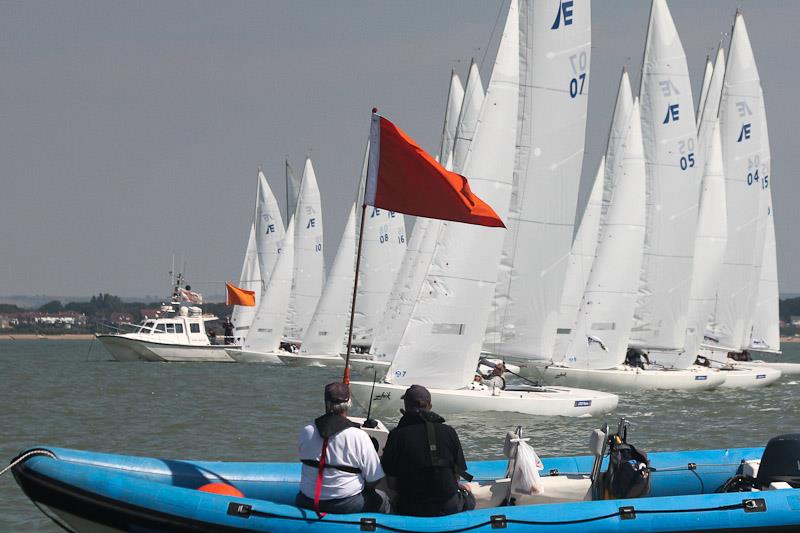 Etchells Invitational Cup day 2 photo copyright Rupert Holmes taken at Royal London Yacht Club and featuring the Etchells class