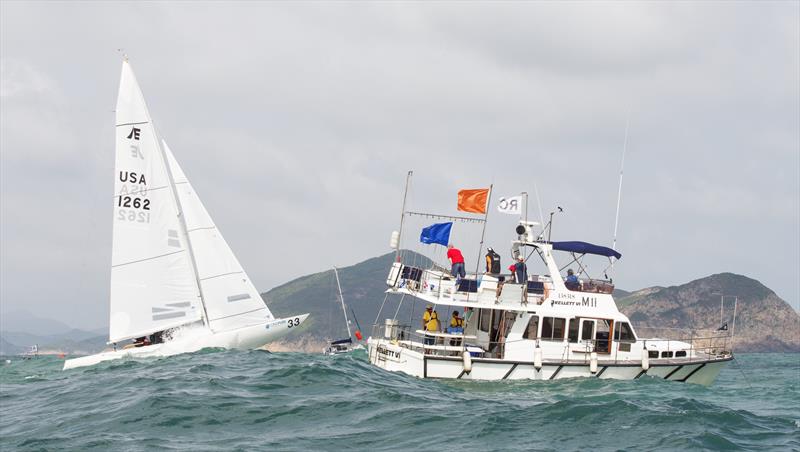 Etchells World Championship in Hong Kong day 5 photo copyright 2015 Etchells Worlds / Guy Nowell taken at Royal Hong Kong Yacht Club and featuring the Etchells class