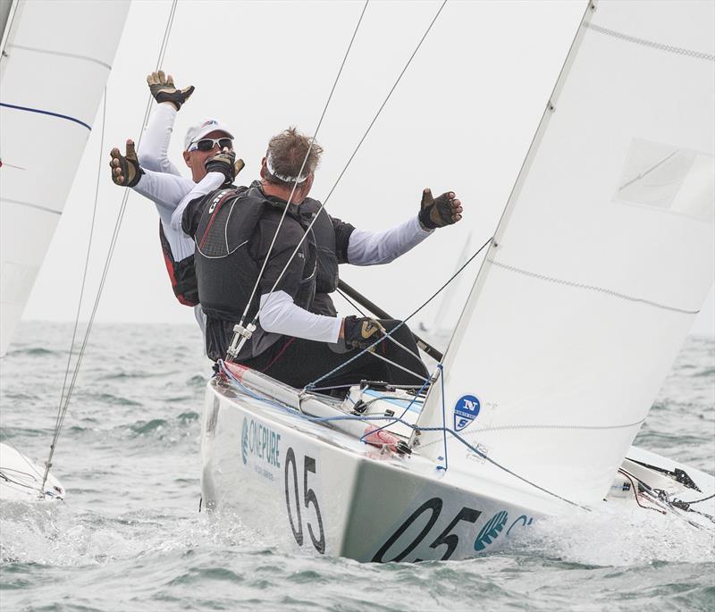 Aretas wins the Etchells World Championship in Hong Kong photo copyright 2015 Etchells Worlds / Guy Nowell taken at Royal Hong Kong Yacht Club and featuring the Etchells class