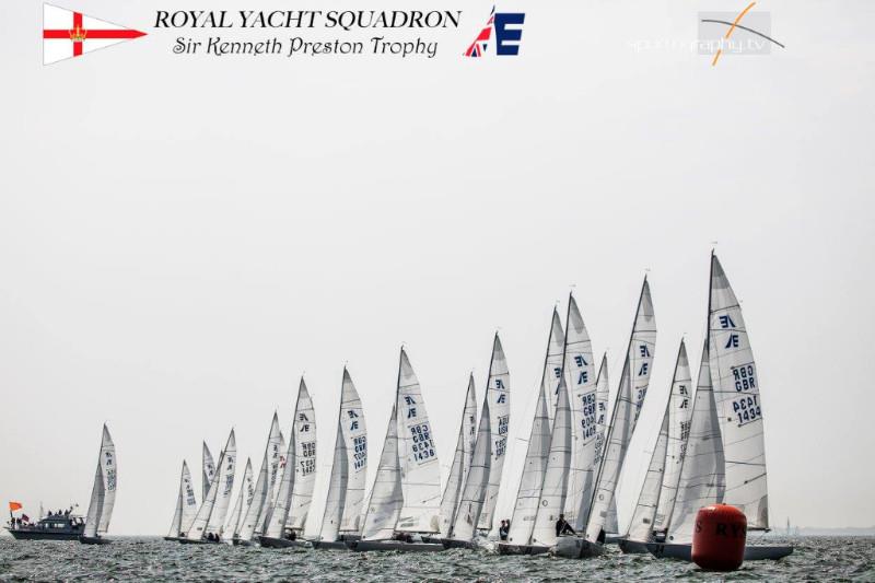 Etchells Sir Kenneth Preston Trophy 2016 photo copyright Alex Irwin / www.sportography.tv taken at Royal Yacht Squadron and featuring the Etchells class