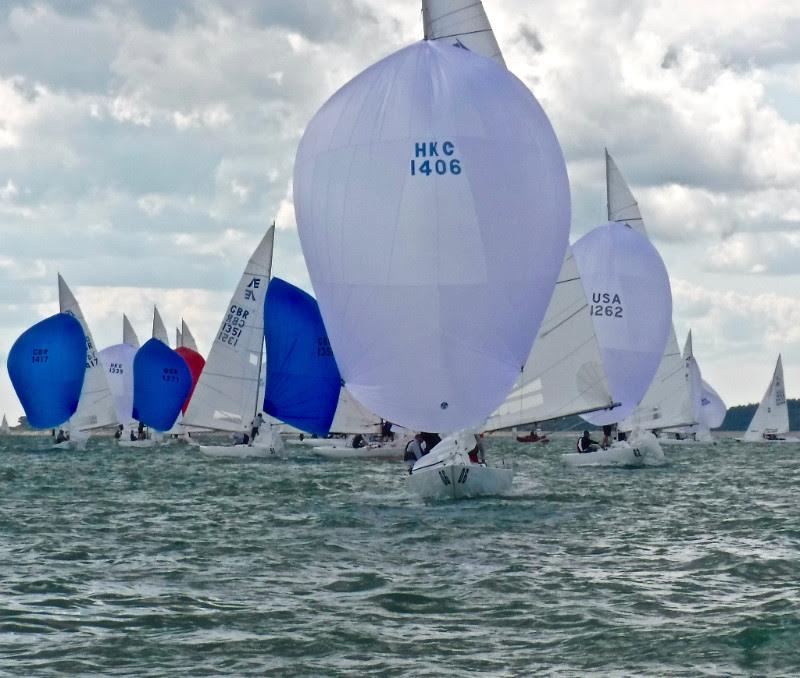 Etchells Open European Championship day 1 photo copyright Louay Habib taken at Royal London Yacht Club and featuring the Etchells class