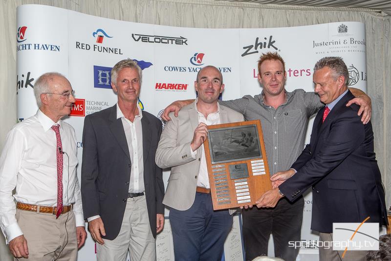 Third for Noel Drennan (AUS), representing the Royal Hong Kong Yacht Club, with a crew of Brian Hammersley and Andrew Mills in the Etchells Worlds in Cowes - photo © Alex Irwin / www.sportography.tv