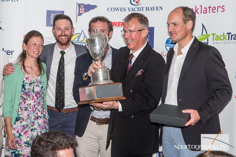 Tom Brennan wins the Corinthian Trophy at the Etchells Worlds in Cowes - photo © Alex Irwin / www.sportography.tv