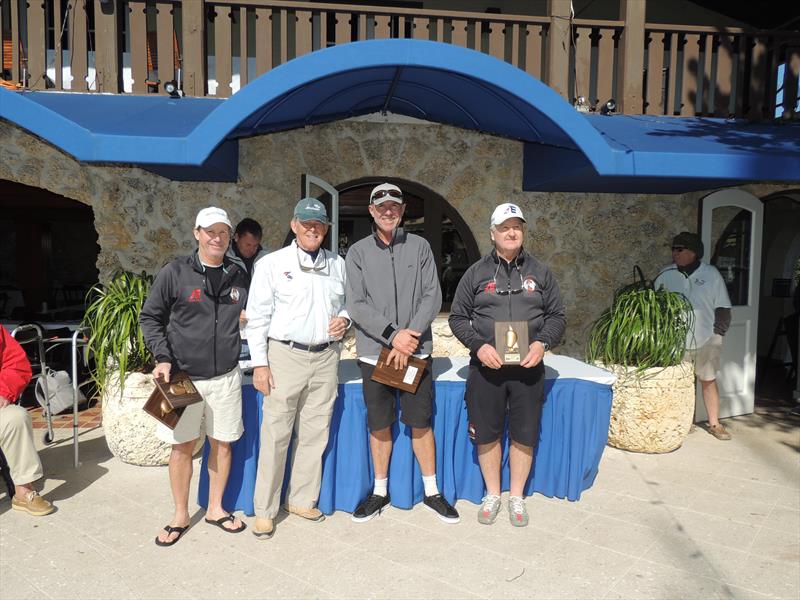 Peter Duncan, Jud Smith & Andrew Palfry win the Sidney Doren Memorial Regatta photo copyright Cindy Saunders taken at Biscayne Bay Yacht Club and featuring the Etchells class