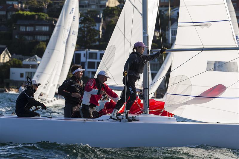 Yandoo XX during the Etchells Milson Goblets at the Royal Sydney Yacht Squadron photo copyright Andrea Francolini taken at Royal Sydney Yacht Squadron and featuring the Etchells class