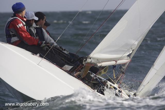 Etchells worlds day 4 photo copyright Ingrid Abery / www.hotcapers.com taken at Howth Yacht Club and featuring the Etchells class