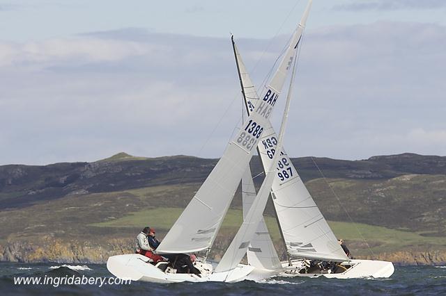 Etchells worlds day 5 photo copyright Ingrid Abery / www.hotcapers.com taken at Howth Yacht Club and featuring the Etchells class