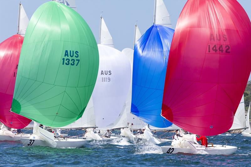 Milson Goblets 2017 colour the harbour - Etchells NSW Championship photo copyright Andrea Francolini taken at Royal Sydney Yacht Squadron and featuring the Etchells class