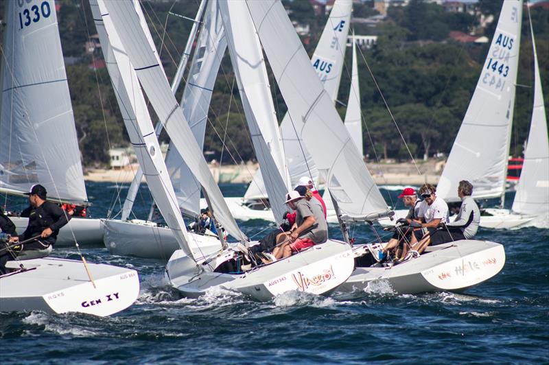 Etchells NSW title kicks off on Sydney Harbour - 2018 Etchells NSW Championship  photo copyright Darcie C Photography taken at Royal Sydney Yacht Squadron and featuring the Etchells class