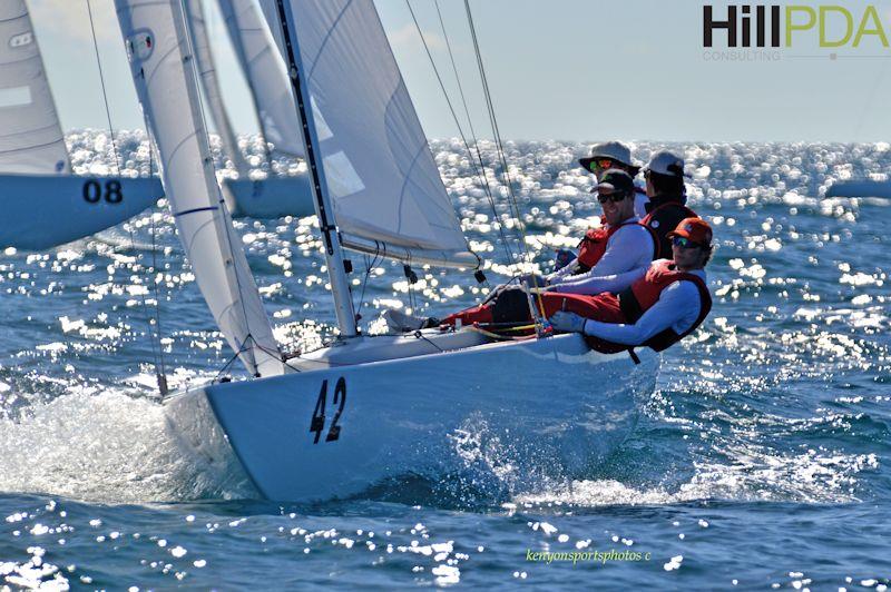 RacerCC on day 2 of the Etchells Australasian Championship at Mooloolaba photo copyright Keynon Sports Photos taken at Mooloolaba Yacht Club and featuring the Etchells class