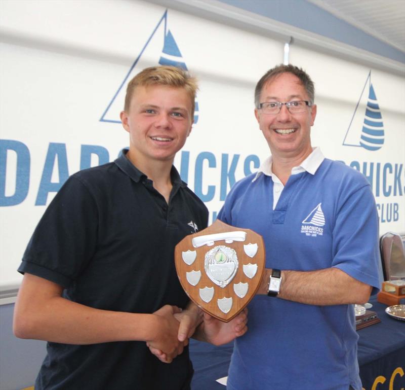 David Labrouche, Junior Champion and Best Newcomer in the Europe nationals at Dabchicks photo copyright Tony Mapplebeck taken at Dabchicks Sailing Club and featuring the Europe class