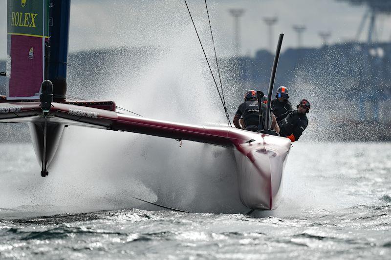 Great Britain SailGP Team on day 1 of the ROCKWOOL Denmark Sail Grand Prix photo copyright Ricardo Pinto for SailGP taken at Sailing Aarhus and featuring the F50 class