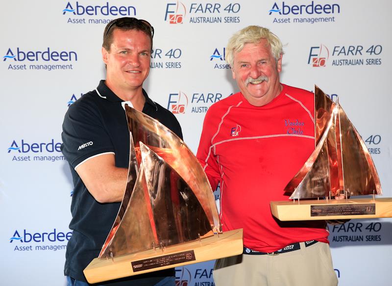 Brett Jollie & Lloyd Clark on the final day of the Farr 40 One Design Trophy at Sydney SORC photo copyright Craig Greenhill / Saltwater Images taken at Middle Harbour Yacht Club and featuring the Farr 40 class