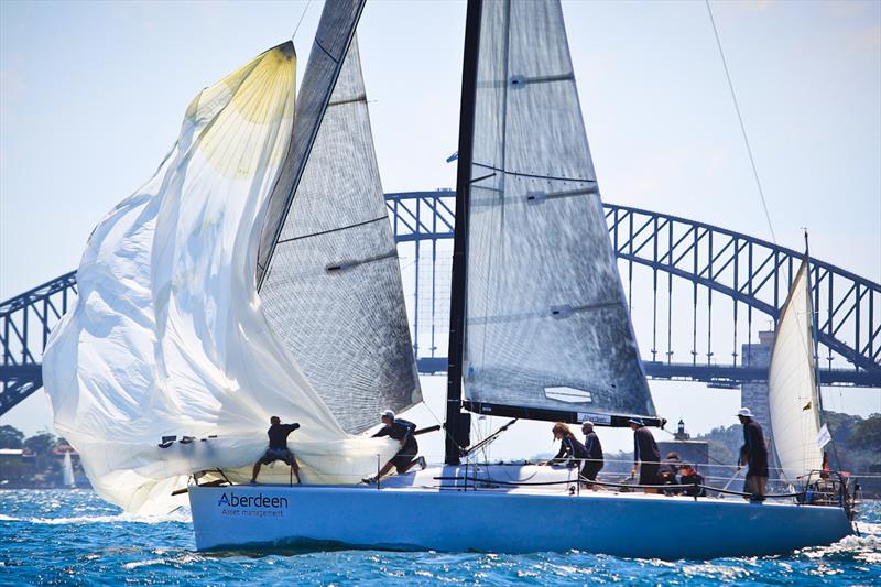 Edake on day two of the Aberdeen Asset Management Farr 40 NSW State Title photo copyright Craig Greenhill / Saltwater Images taken at Royal Sydney Yacht Squadron and featuring the Farr 40 class