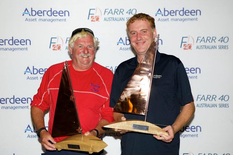 Lloyd Clark, winning Farr 40 skipper, Voodoo Chile, at the Farr 40 One Design Trophy  photo copyright Pete Harmsen taken at Middle Harbour Yacht Club and featuring the Farr 40 class