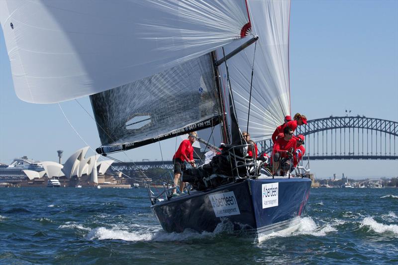 Voodoo Chile on day 2 of the 2015 Farr 40 Australian Nationals photo copyright Pete Harmsen taken at Royal Sydney Yacht Squadron and featuring the Farr 40 class