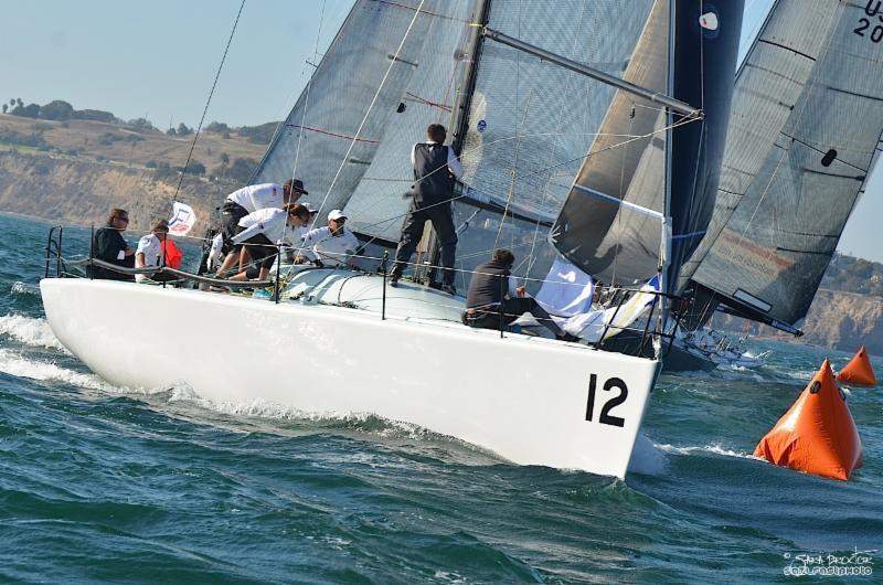 Annapolis skipper Kevin McNeil and his Nightshift team posted a solid score line of 2-5-8 on day 2 of the Farr 40 West Coast Championship photo copyright Sara Proctor / www.sailfastphotography.com taken at Cabrillo Beach Yacht Club and featuring the Farr 40 class
