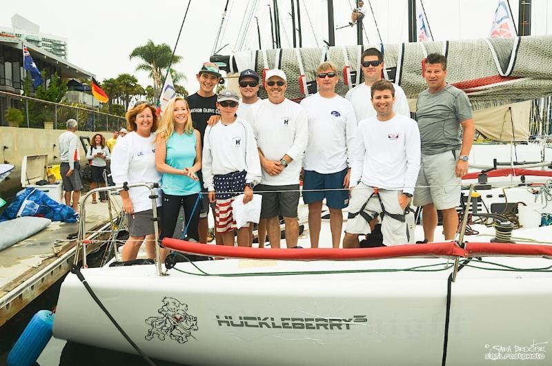 The Huckleberry3 crew includes 13-year-old Kieran Shocklee on day 2 of the Farr 40 California Cup photo copyright Sara Proctor / www.sailfastphotography.com taken at California Yacht Club and featuring the Farr 40 class