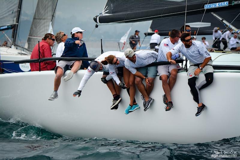 Kevin McNeil and the Nightshift Team on day 1 of the 2015 Rolex Farr 40 North American Championship photo copyright Sara Proctor / www.sailfastphotography.com taken at Santa Barbara Yacht Club and featuring the Farr 40 class
