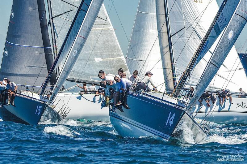 Plenty on the way to win race 5 during the Rolex Farr 40 Pre-Worlds - photo © Sara Proctor / www.sailfastphotography.com