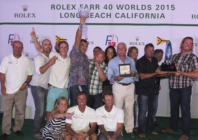 Groovederci wins the Rolex Farr 40 Worlds photo copyright Rolex / Kurt Arrigo taken at Long Beach Yacht Club and featuring the Farr 40 class
