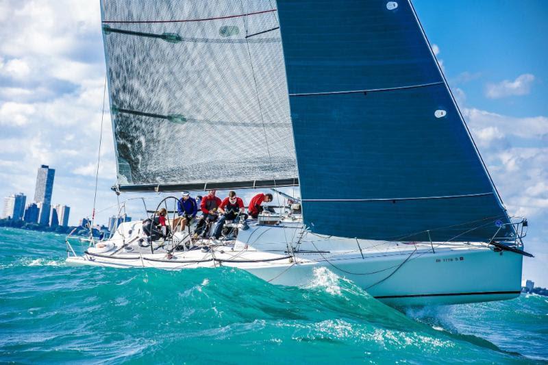 Inferno overcame a series of unexpected crew changes just prior to the regatta to finish as runner-up at the 2017 North American Championship photo copyright Farr 40 Class Association taken at Chicago Yacht Club and featuring the Farr 40 class