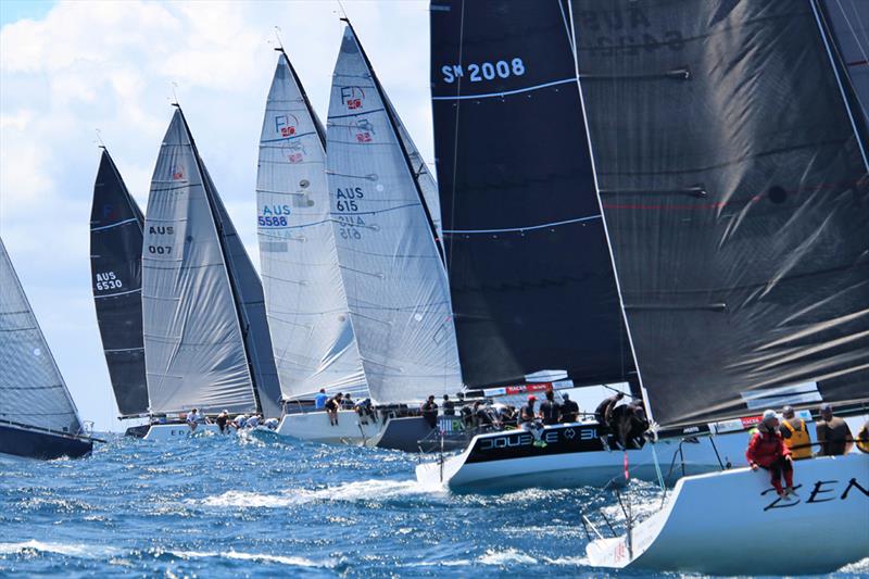 2018 Farr 40 NSW State Title - Day 1 photo copyright Jen Hughes taken at Middle Harbour Yacht Club and featuring the Farr 40 class