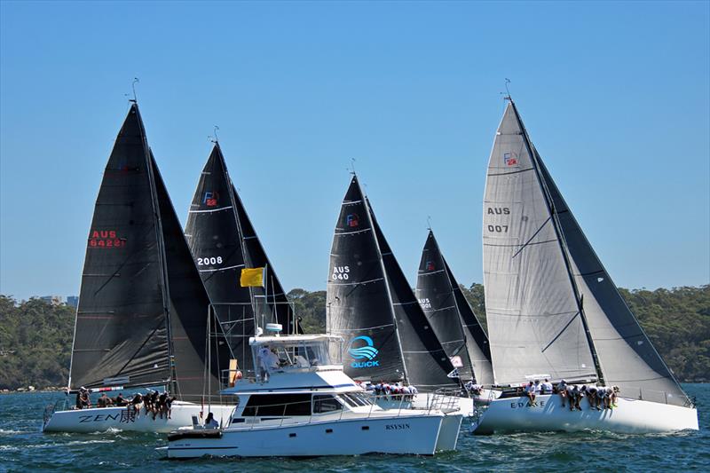 2017/18 Farr 40 National Championship - Day 2 photo copyright Jen Hughes taken at Royal Sydney Yacht Squadron and featuring the Farr 40 class