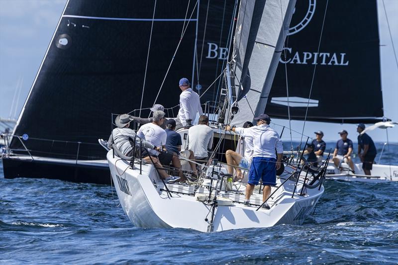 Edake gets amongst the Farr 40 competition - Nautilus Marine Insurance Sydney Harbour Regatta photo copyright Andrea Francolini taken at Middle Harbour Yacht Club and featuring the Farr 40 class