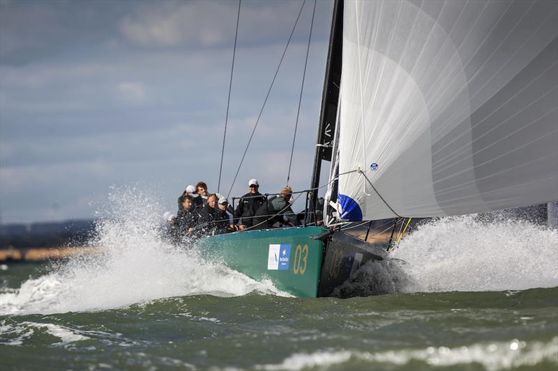 Stewart Whitehead's Hamble based Rebellion returns to competition after the winter break photo copyright Paul Wyeth / www.pwpictures.com taken at Royal Southern Yacht Club and featuring the Fast 40 class